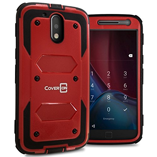 CoverON Tank Series Full Body Case - Red