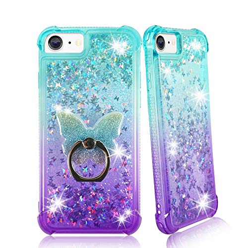 Zase Liquid Glitter Sparkle Cute Case for iPhone SE 5G