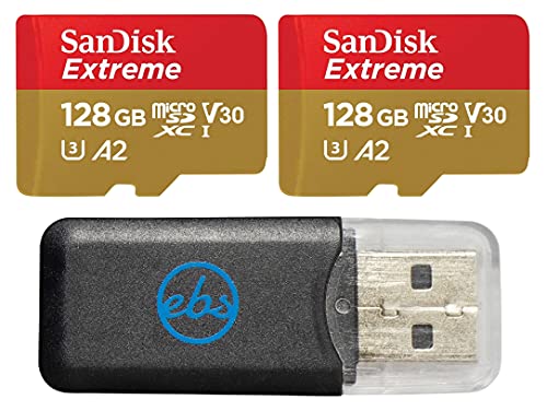 SanDisk 128GB Micro SDXC Extreme Memory Card 2 Pack
