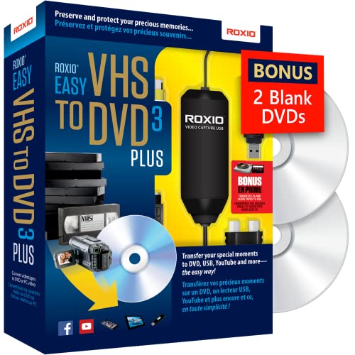 Roxio Easy VHS to DVD 3 Plus | VHS to DVD Converter