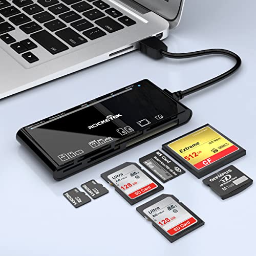 USB3.0 Multi-Card Reader/Writer/Hub - Fast 5Gbps Memory Card Reader