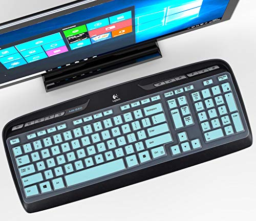 Silicone Keyboard Cover for Logitech K330 MK320 MK330 MK335