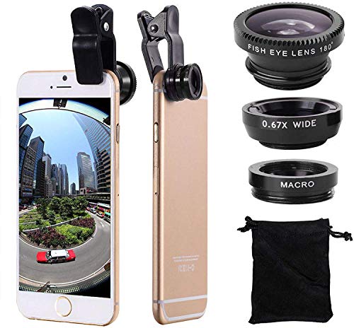 3 in 1 Cell Phone Camera Lens Kit