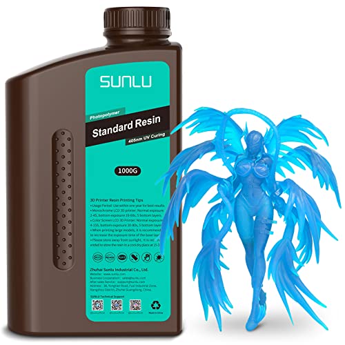 SUNLU 3D Printer Resin 1kg - Fast Curing Standard 3D Resin