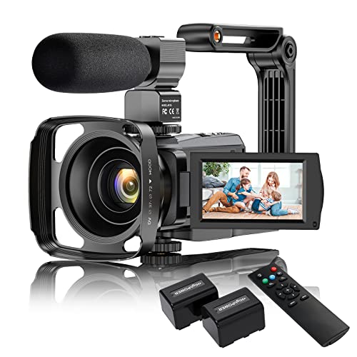 4K Vlogging Camera with Microphone and Stabilizer