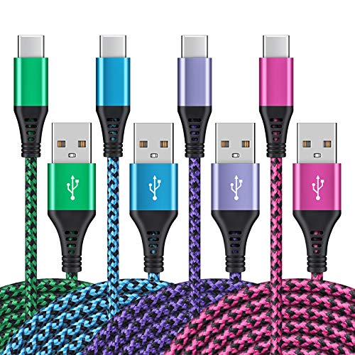 USB Type C to USB A Cable - 4Pack/6FT