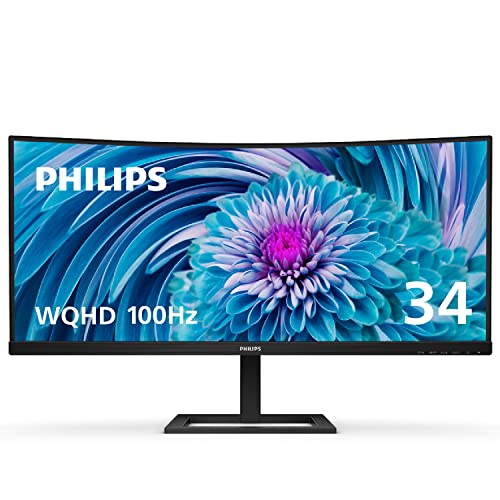 PHILIPS 34" Curved Frameless UltraWide QHD Monitor
