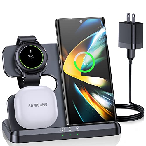 ZUBARR Wireless Charging Station for Samsung and Android Devices
