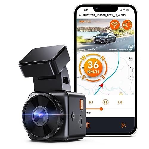 Vantrue E1 Lite Mini Dash Cam with GPS and WiFi