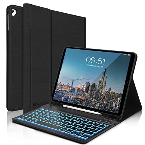 D DINGRICH iPad 9.7 Case with Keyboard - Versatile Protection and Productivity