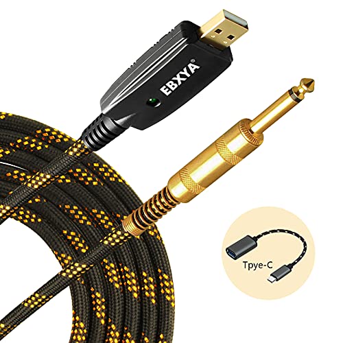 USB Guitar Cable 10 Ft