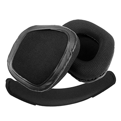 YunYiYi Replacement Ear Cushion Headband Ear Cups - Upgrade and Repair Your Corsair Void Gaming Headset