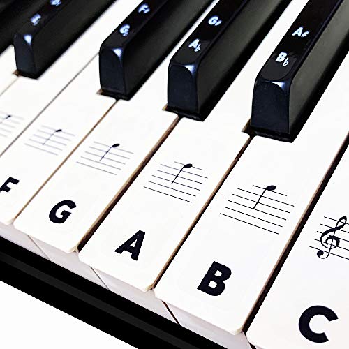 BASTON Piano Keyboard Stickers
