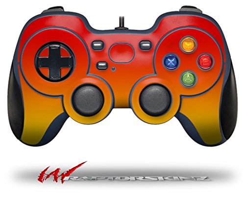 Smooth Fades Yellow Red - Decal Style Skin for Logitech F310 Gamepad