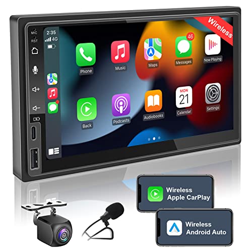 Wireless CarPlay and Android Auto Car Stereo