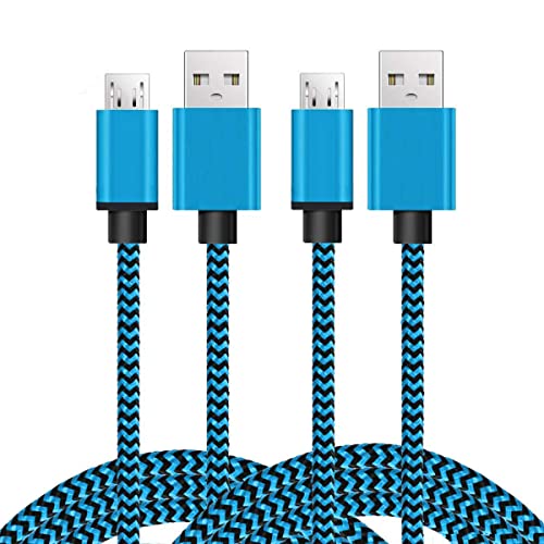 Micro USB Android Phone Charger Cable - 2pack 6ft
