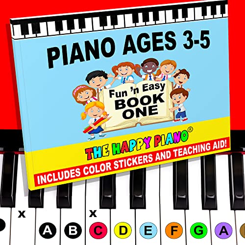 The Happy Piano Preschooler Book and Stickers Kit