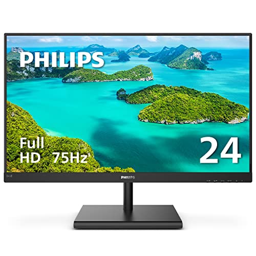 PHILIPS 241E1S 24" Frameless Monitor - Full HD, IPS, 75Hz