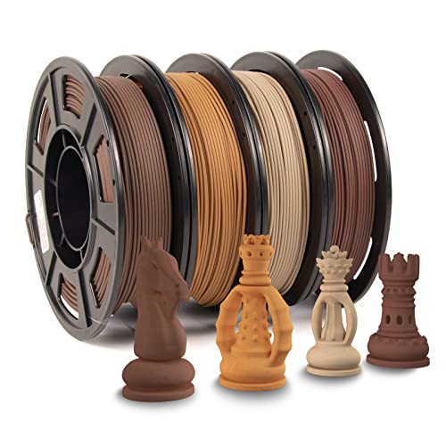 3D Printer Filament Bundle - Wood Filament Pack