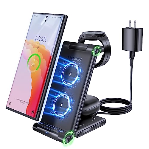 MANKIW Foldable 3 in 1 Fast Charger Station