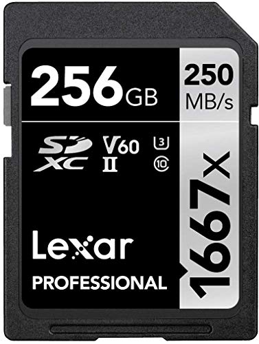 Lexar Professional 256GB SDXC Memory Card