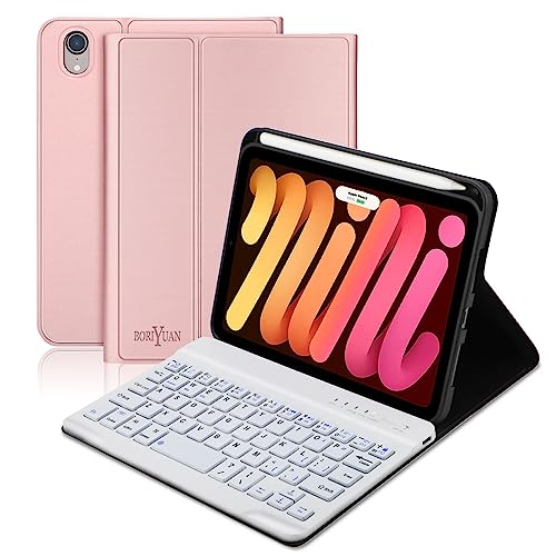 BORIYUAN iPad Mini 6 Keyboard Case