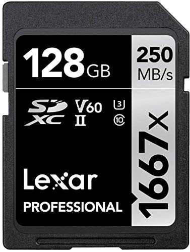 Lexar Professional 1667x 128GB SDXC UHS-II/U3 Card