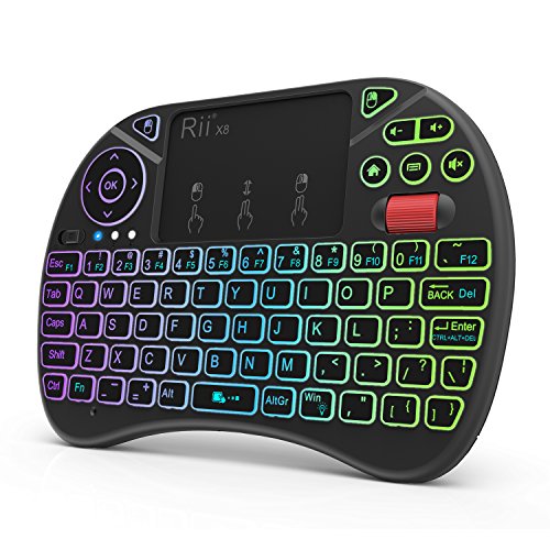 Rii X8 Portable Mini Wireless Keyboard with Touchpad Mouse
