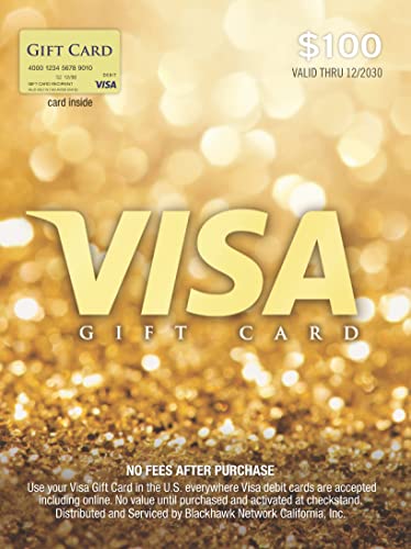 Visa Gift Card: $100 Value