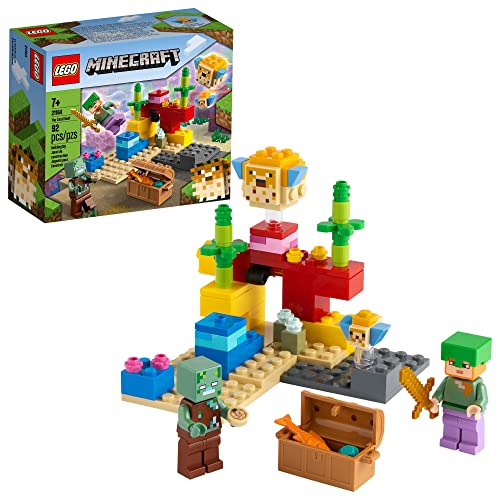LEGO Minecraft Coral Reef Building Toy 21164