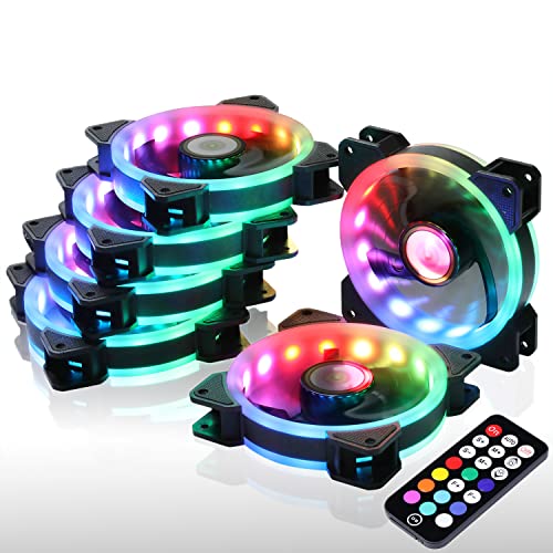 DS 6Pack RGB PC Cooling Fans - Powerful and Customizable