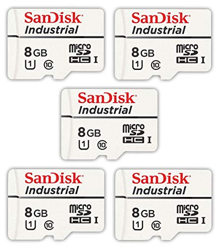 SanDisk Industrial 8GB Micro SD Memory Card Bundle