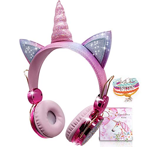 Wireless Unicorn Headphones for Girls