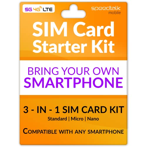 SpeedTalk Mobile SIM Card Starter Kit