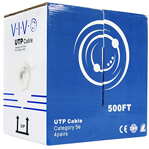 VIVO Cat5e Ethernet Cable - 500 ft Bulk UTP Wire