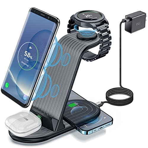 ZHIKE 4 in 1 Wireless Charger Stand