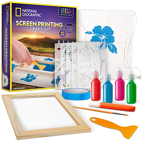 NAT GEO Kids Silk Screen Printing Kit