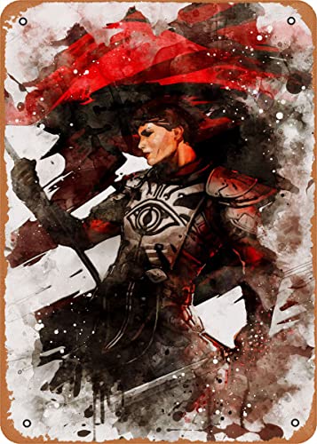 Arcade Video Game Poster Tin Sign - Dragon Age Inquisition Wall Art Decor
