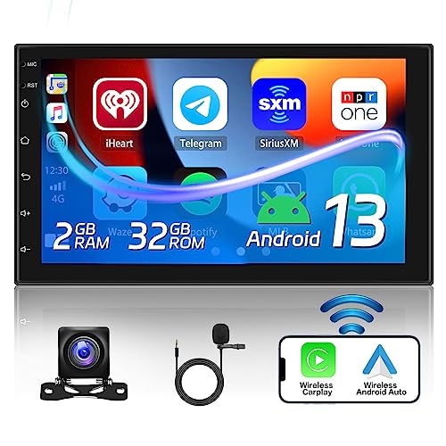 Android 13 Car Stereo with Wireless CarPlay
