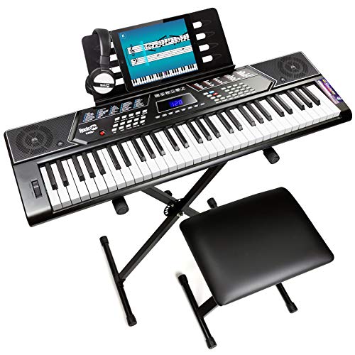 RockJam 61 Key Keyboard Piano Super Kit