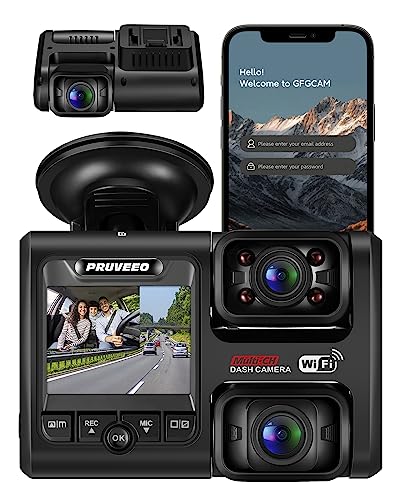 PRUVEEO Dash Cam With Dual FHD and WiFi