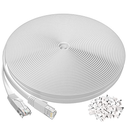 100ft Ethernet Cable for Router, Modem, Gaming, High Speed Network Cord