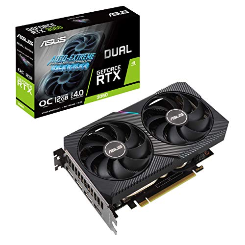 ASUS Dual NVIDIA GeForce RTX 3060 OC Edition Graphics Card