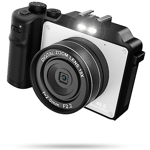 Vlogging Camera, 4K 48MP Digital Camera with WiFi