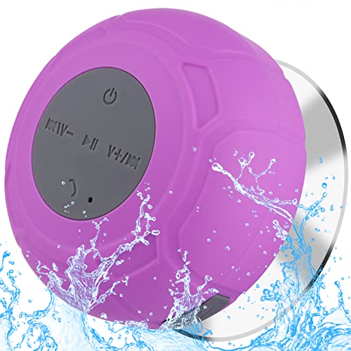 Bluetooth Shower Speaker Portable Wireless Water-Resistant Suction Cup