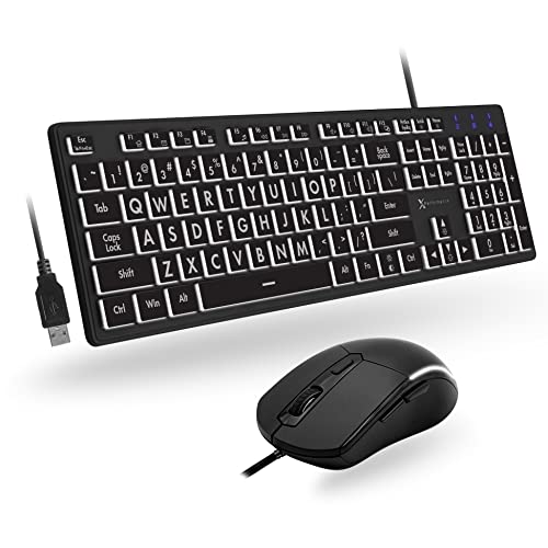 X9 Performance Large Print Keyboard and Mouse Combo