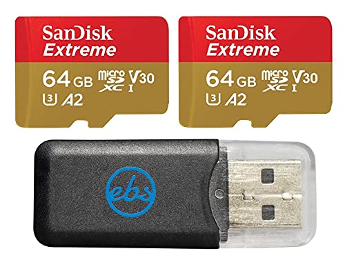 SanDisk Extreme 64GB MicroSD Bundle for GoPro Hero 10