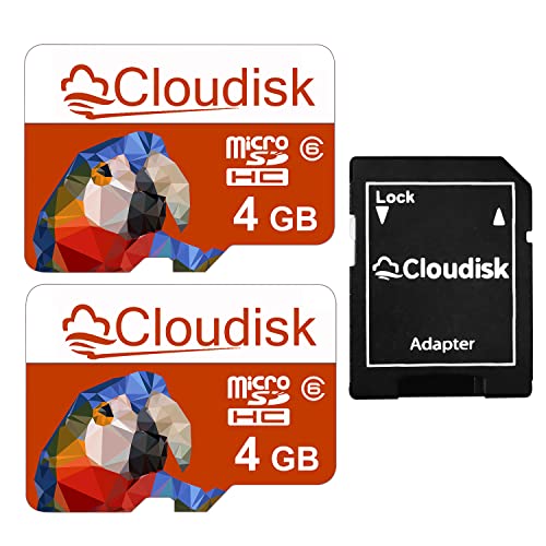 Cloudisk 2Pack Micro SD 4GB Card