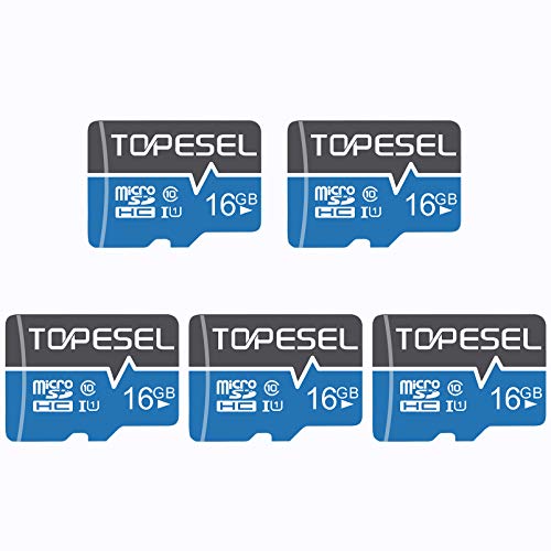 TOPESEL 16GB Micro SD Card 5pack