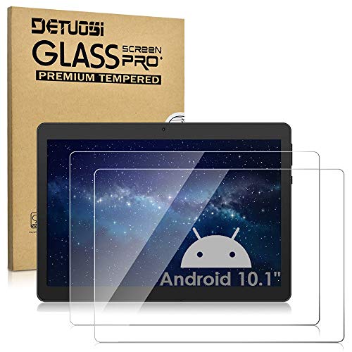 【2 Pack】DETUOSI Screen Protector for 10.1 Inch Tablet